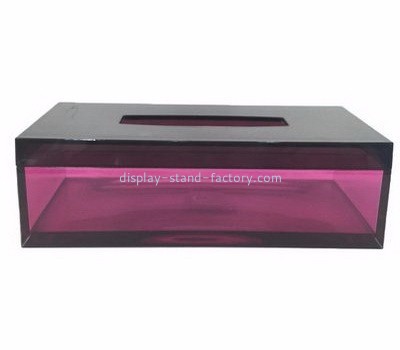 Clear acrylic boxes wholesale vintage tissue box face tissue box NAB-031