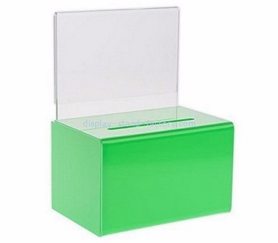 Custom transparent ballot box plexiglass ballot box acrylic ballot box with lock NAB-052