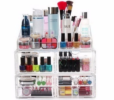 Acrylic display factory custom acrylic makeup storage drawers box NMD-060