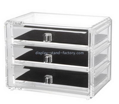 Acrylic display factory custom make up storage case  NMD-064
