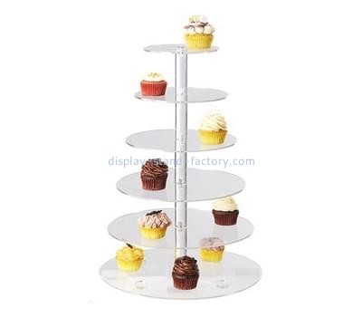 Acrylic display supplier customize plastic large cupcake stands NFD-018