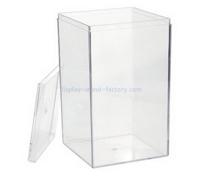 Acrylic manufacturers customized large acrylic storage box with lid NAB-104