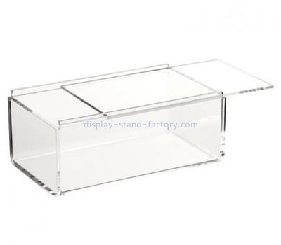 Acrylic box manufacturer customized acrylic box with sliding lid NAB-107