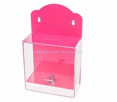Perspex manufacturers customized red ballot voting suggestion box BB-160