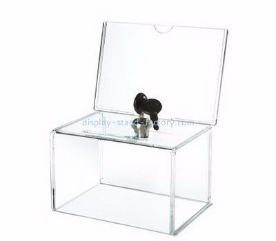 Charity collection boxes suppliers customized cheap plastic ballot charity boxes NAB-198