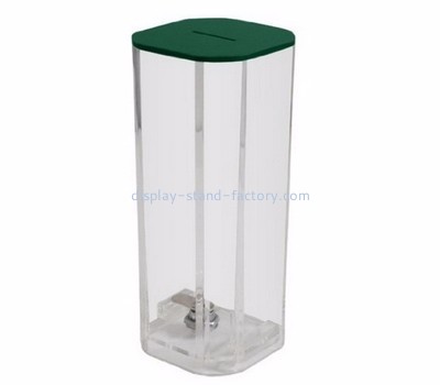 Acrylic products manufacturer customized clear plastic acrylic ballot box NAB-214