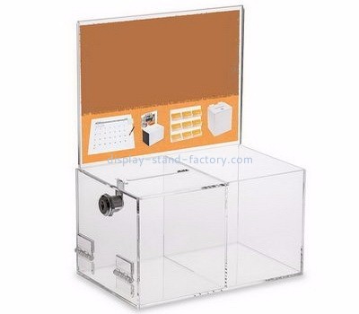 Suggestion box supplier customized acrylic suggestion ballot box for sale NAB-220