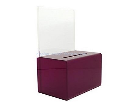 Suggestion box supplier customized transparent acrylic ballot suggestion box NAB-230