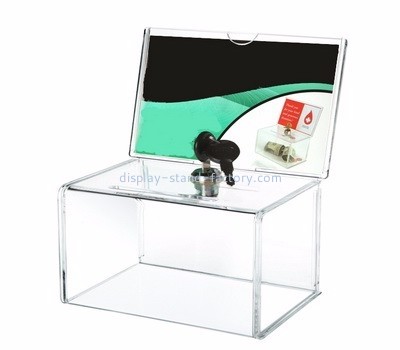 Display manufacturers customized clear acrylic ballot voting box NAB-259