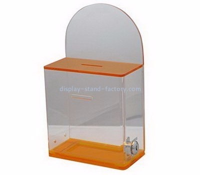 Acrylic display manufacturers customized suggestion ballot box with lock NAB-278