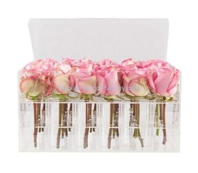 Acrylic display manufacturers customized acrylic rose box NAB-324