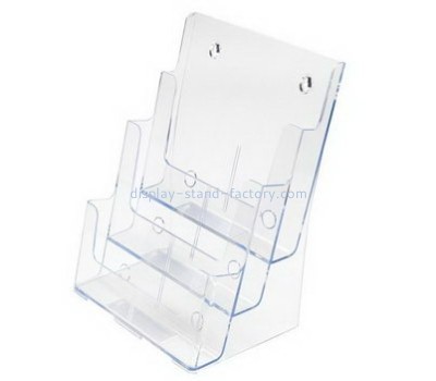 Retail display manufacturers custom acrylic brochure pamphlet holders wall mount NBD-267