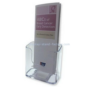 Acrylic display factory custom plastic fabrication pamphlet holder NBD-375