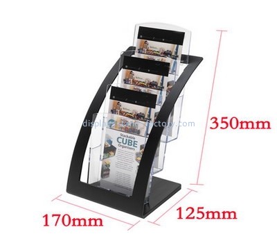 Display stand manufacturers acrylic plastic fabrication brochureholders NBD-407