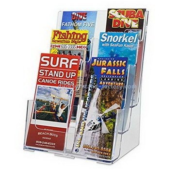 Acrylic items manufacturers custom cheap acrylic plastic brochure holders NBD-428