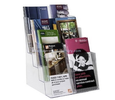 Acrylic display factory custom perspex brochures holders and displays NBD-433