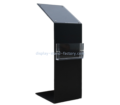 Acrylic products manufacturer custom perspex floor stand brochure holder NBD-436