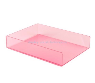 Acrylic plastic supplier custom plexiglass desk folder organizer NBD-444