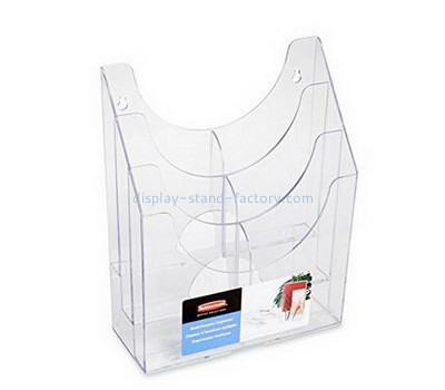 Acrylic display factory custom perspex magazines holders NBD-459