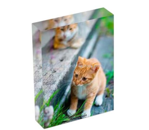 Custom wholesale acrylic UV printing photo block NLC-158