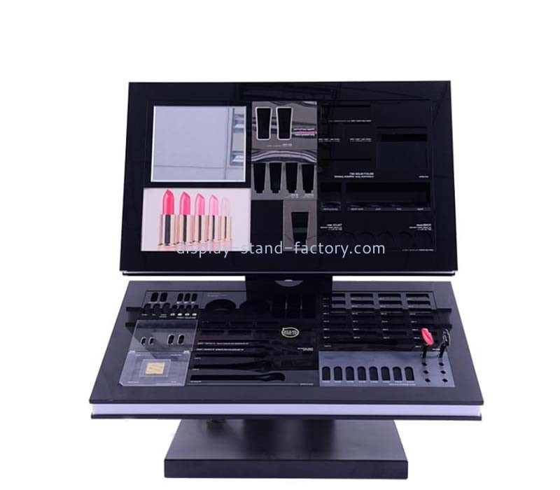 Custom acrylic makeup LED display rack NLD-108