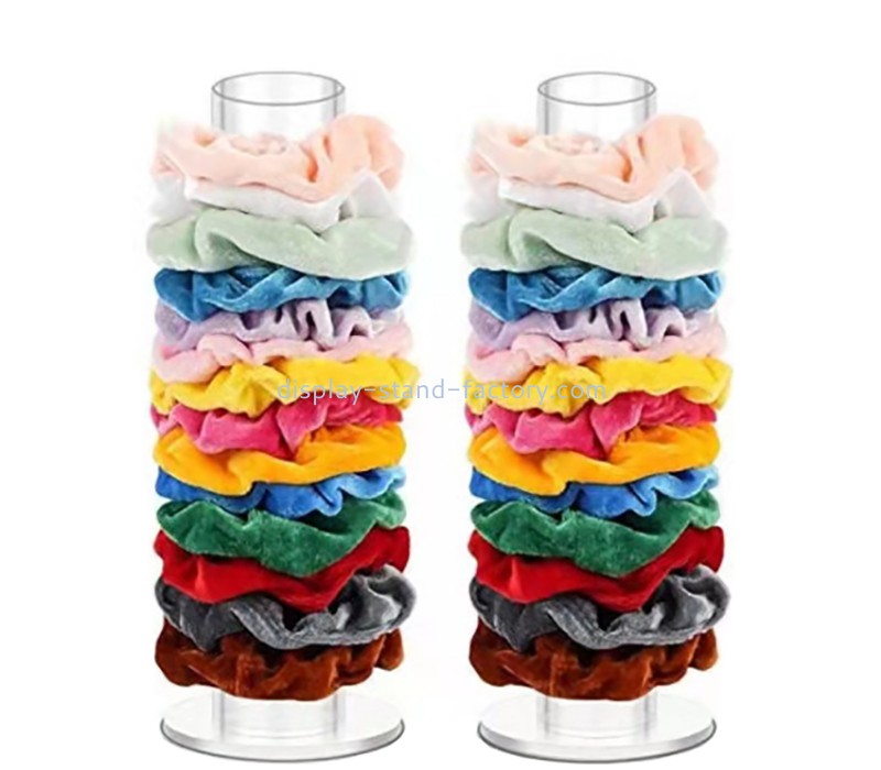 China plexiglass supplier custom acrylic scrunchie holder stand NJD-281