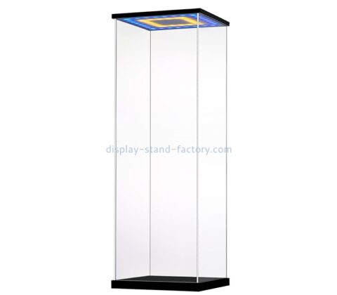 Perspex products supplier custom acrylic LED champagne display case NDD-118