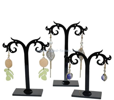 Perspex display manufacturer custom acrylic dangle earring dispaly racks NJD-279