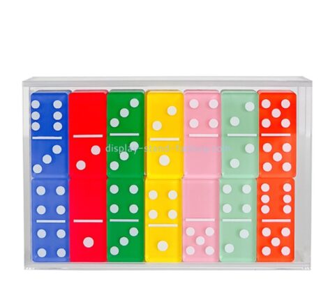 China acrylic supplier custom translucent colors plexiglass game dice set NBL-217