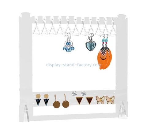 Perspex item supplier custom acrylic earring display holder rack NJD-261