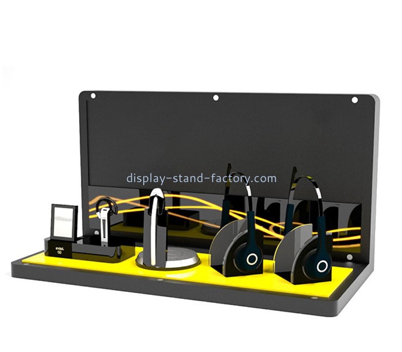 Perspex item manufacturer custom plexiglass electronic digital product display riser NDS-076