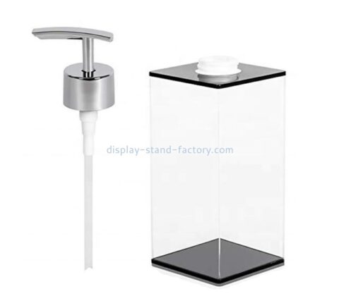 Lucite boxes supplier custom acrylic soap dispenser NAB-1815