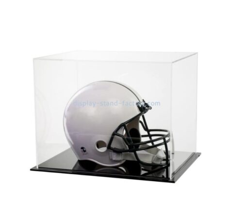 Lucite boxes manufacturer custom acrylic helmet display box NAB-1814