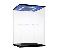 Plexiglass box manufacturer custom acrylic dustproof LED showcase NDD-094