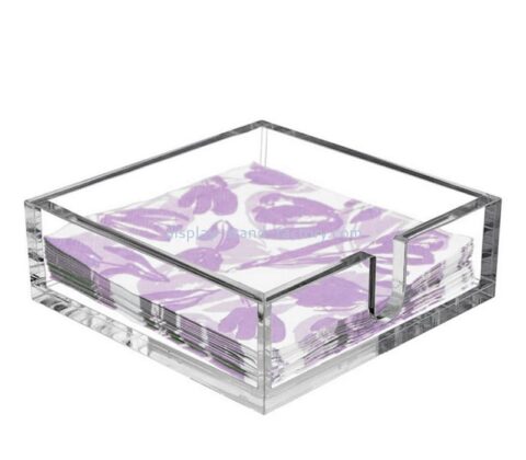 Perspex products supplier custom acrylic napkin tray holder STD-412