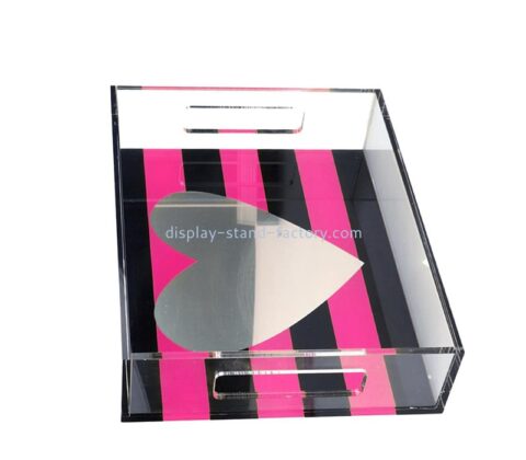 Plexiglass products supplier custom acrylic kitchen serving tray STD-408