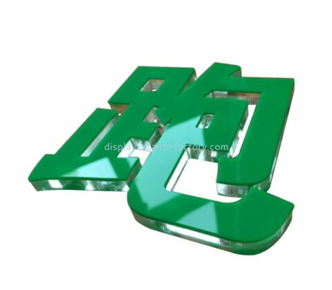 Perspex display supplier custom acrylic laser cut letter NLC-093