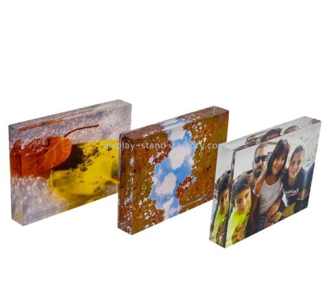 OEM supplier customized acrylic UV printing photo block NOD-001