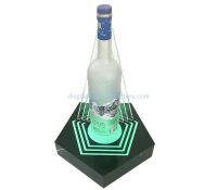 Custom bar night field wine display stand plexiglass luminous booth single bottle LED display shelf NLD-032