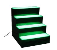 رف عرض زجاجات الخمور LED أكريليك LED مخصص NLD-025