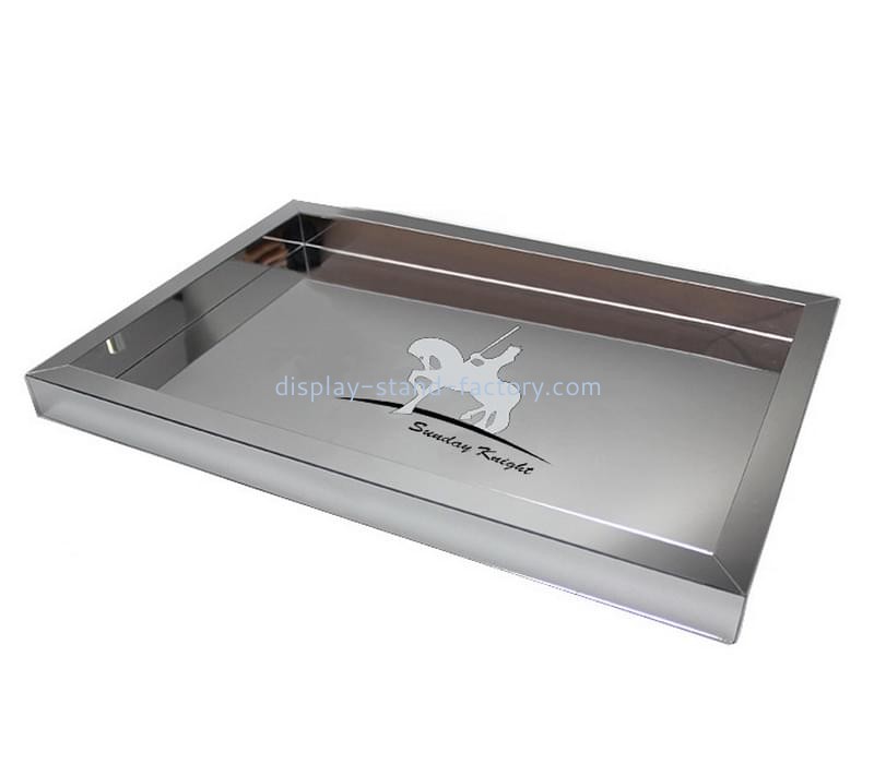 Custom mirror plexiglass perfume tray STD-405