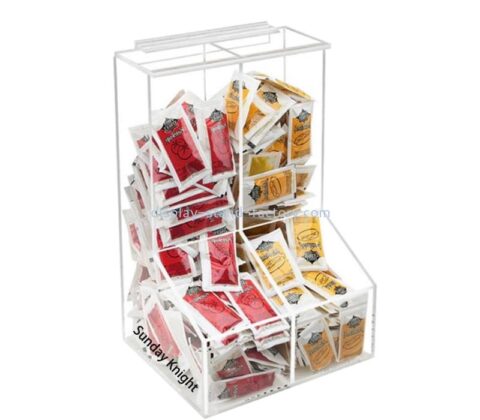 Wholesale custom acrylic supermarket snacks display box NFD-439