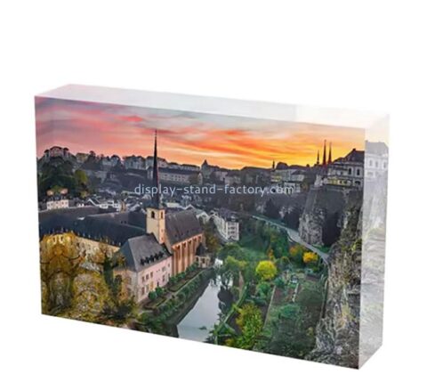 Wholesale custom acrylic UV printed photo block NBL-280