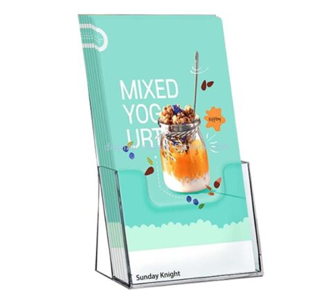 Custom wholesale acrylic countertop literature holder NBD-844