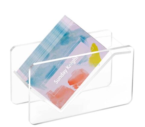 Custom wholesale acrylic business card holder for desk NBD-840