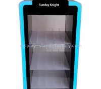 Custom wholesale acrylic retail 5 tiers LED display cabinet NDD-154