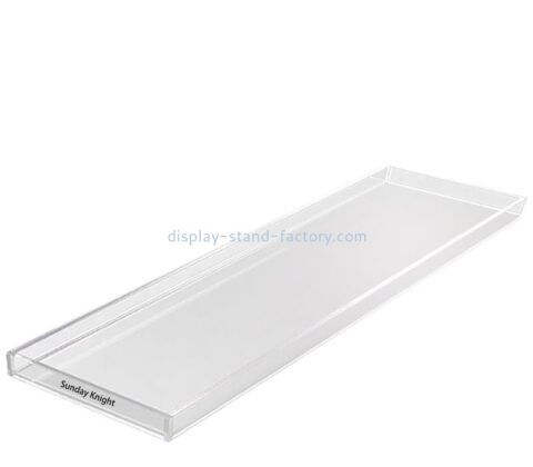 Custom wholesale acrylic bathroom organizer tray STD-475