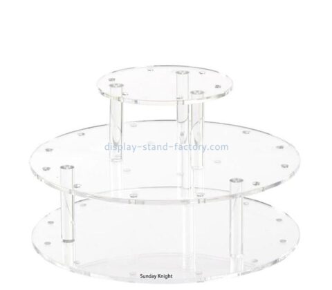 Custom wholesale acrylic 3 tiers lollipops display rack NFD-437