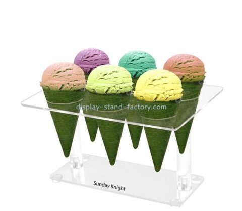 Custom wholesale acrylic icecream display stand NFD-433