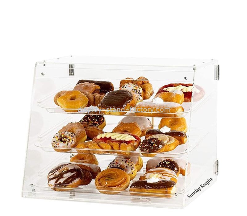 Custom wholesale acrylic bread display storage box NFD-431